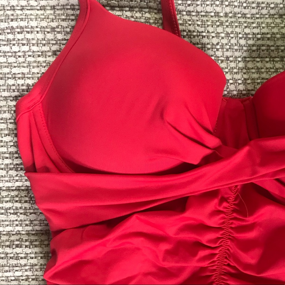 Retro Red Swimsuit